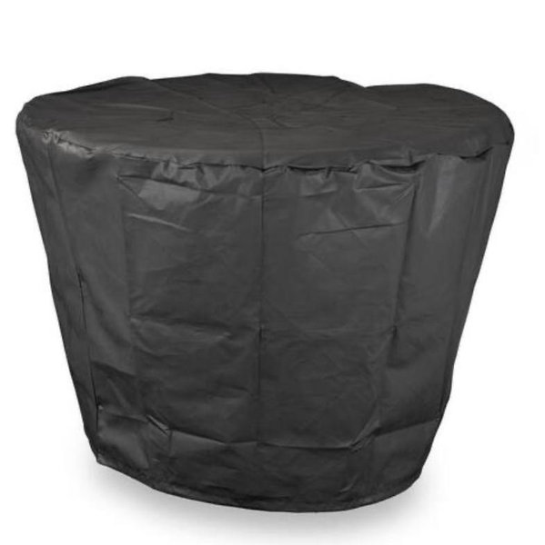 TIKI Propane Fire Pit Cover, Use With Propane Fire Pit Base and Table Attachment, Weatherproof, Black 1123030