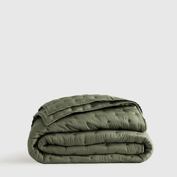 Bamboo Dream Quilt - Olive, King/Cal King