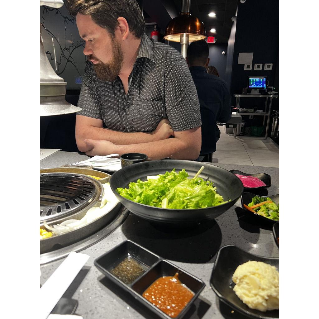The first time Aubree tried Korean BBQ. She now recommends it to everyone.