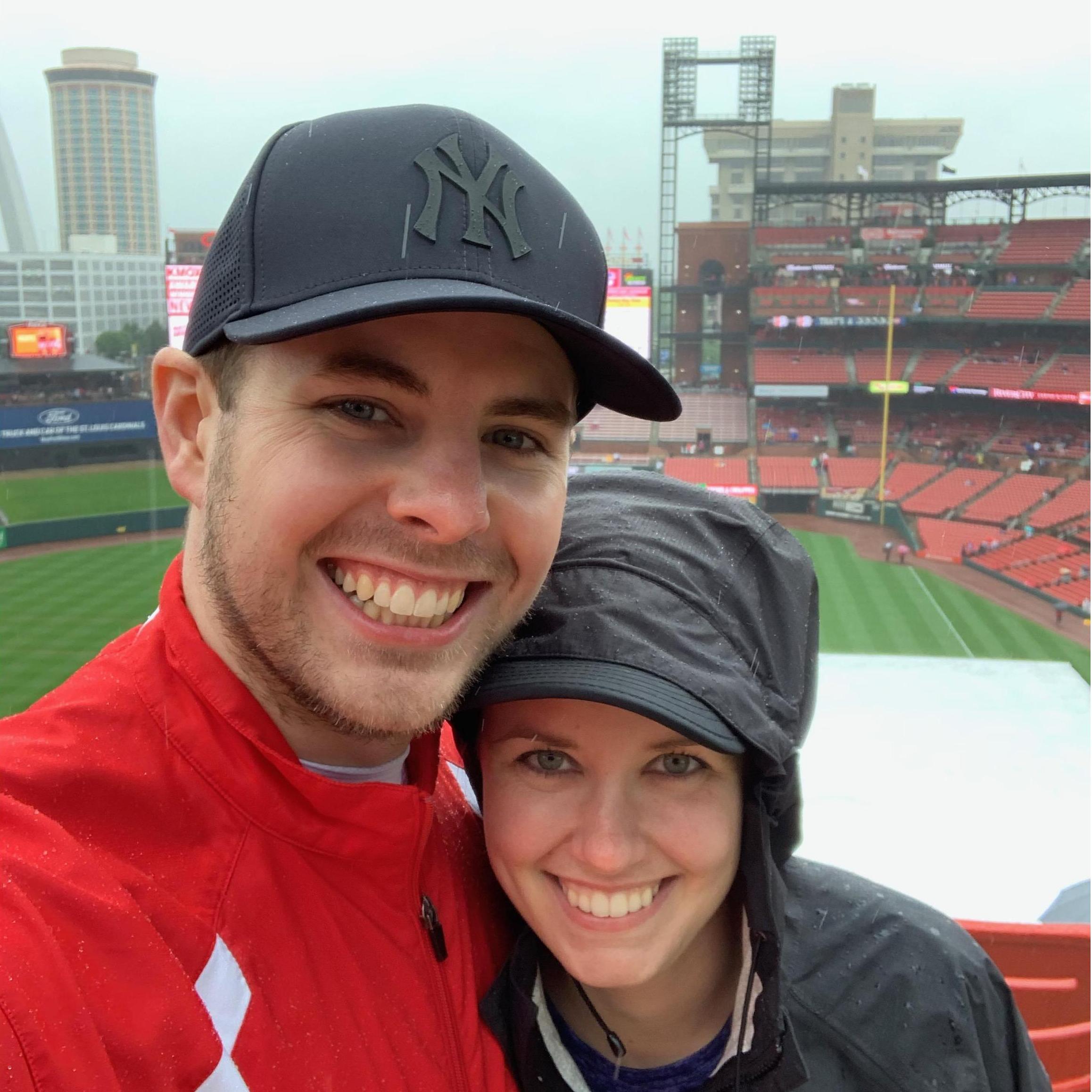 At the ball game in St. Louis