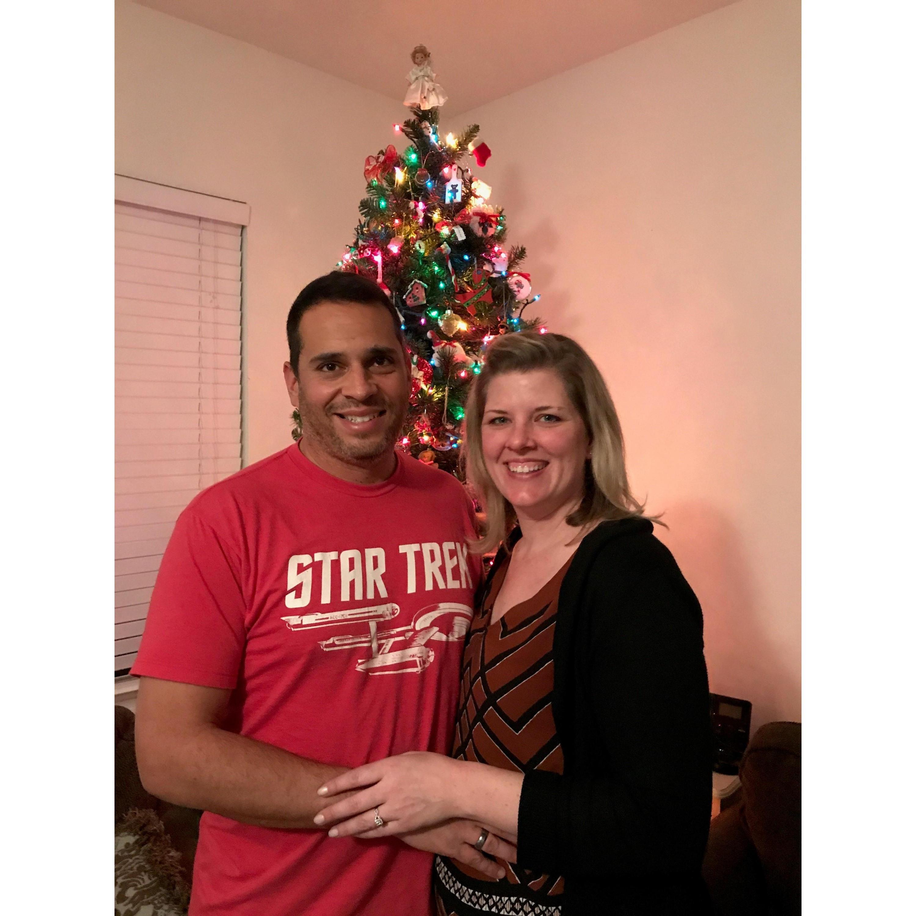 Merry Christmas- newly engaged!