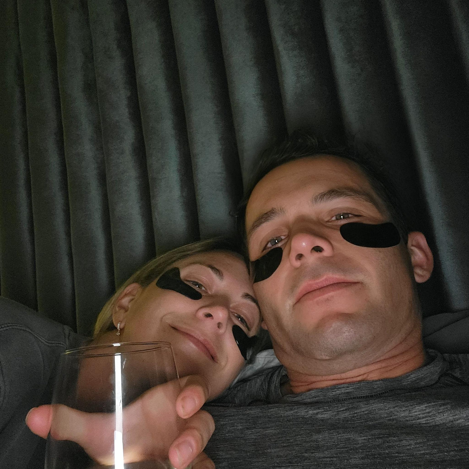 Recovering after our first concert together at Lollapalooza