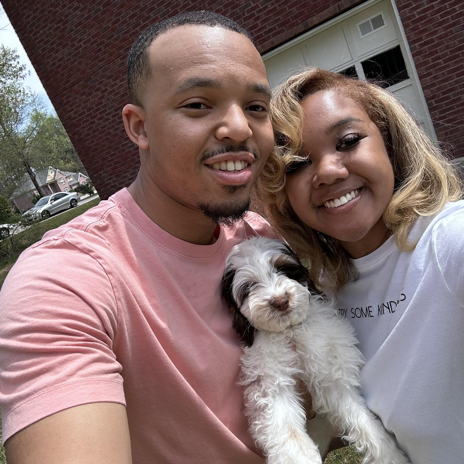 Us and our new bundle of joy