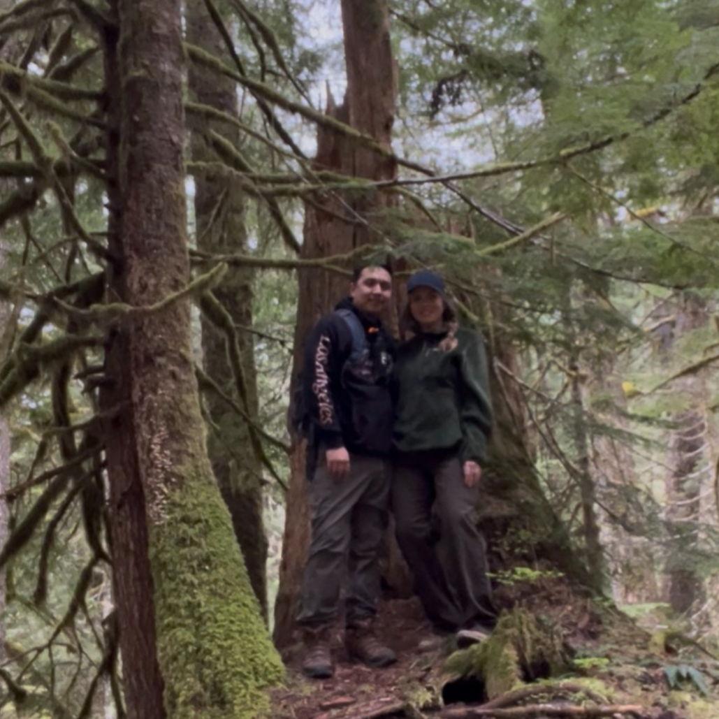 Our first hike together to Barclay Lake