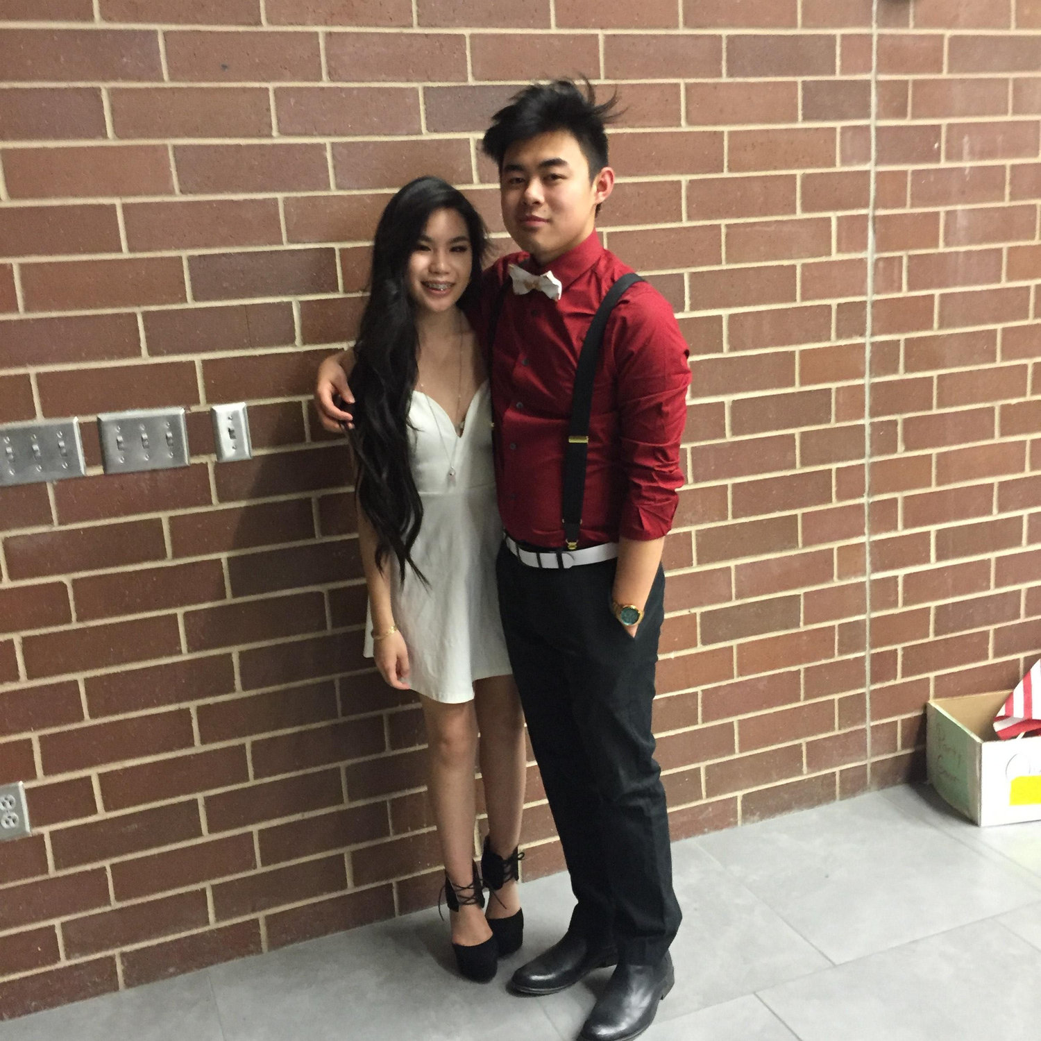 Year 1, 2015: Homecoming season! Military green, bomber jackets and T-Swift's Blank Space was all the rage. This was Kevin's senior year in high school, our last homecoming together!