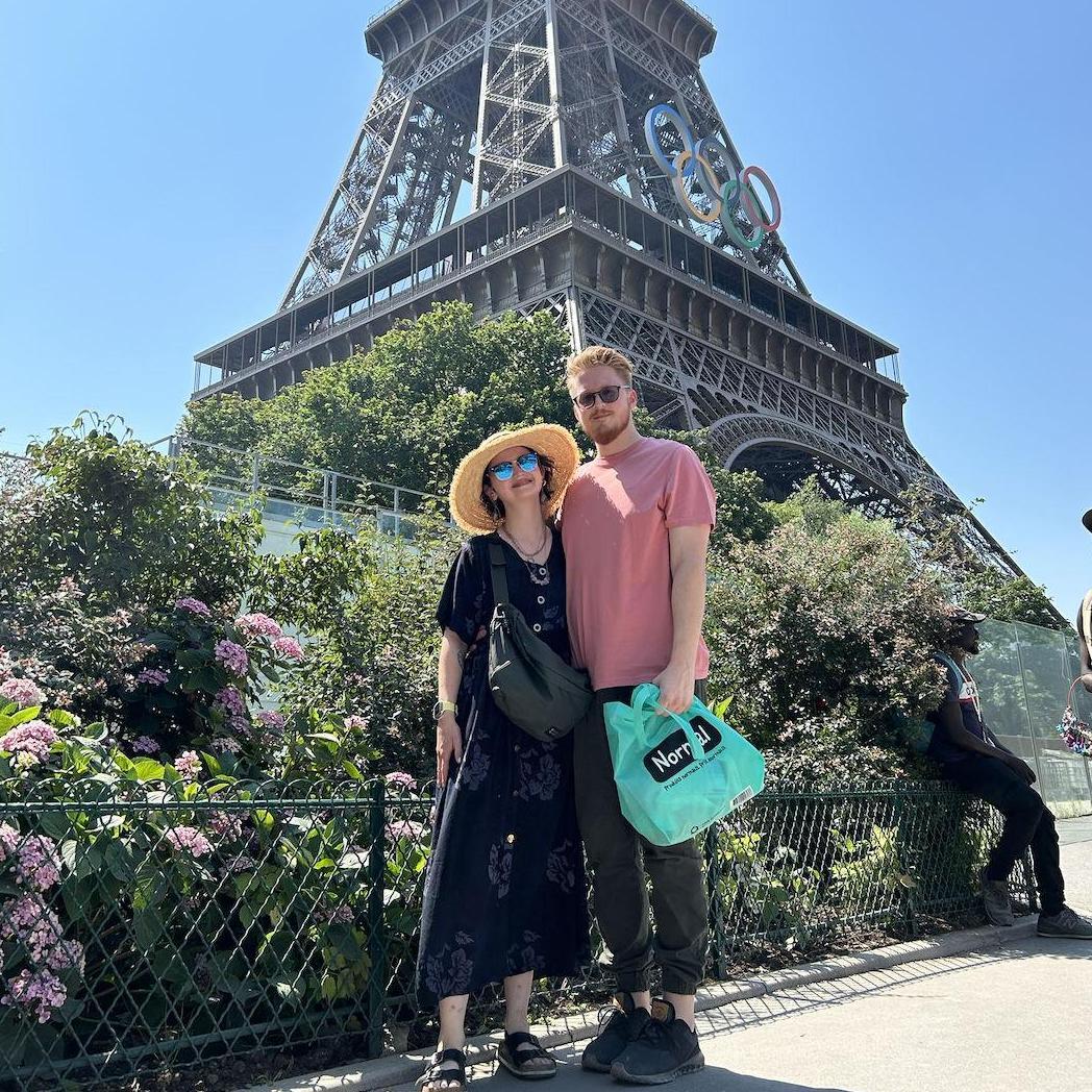 Visiting the Eiffel Tower!