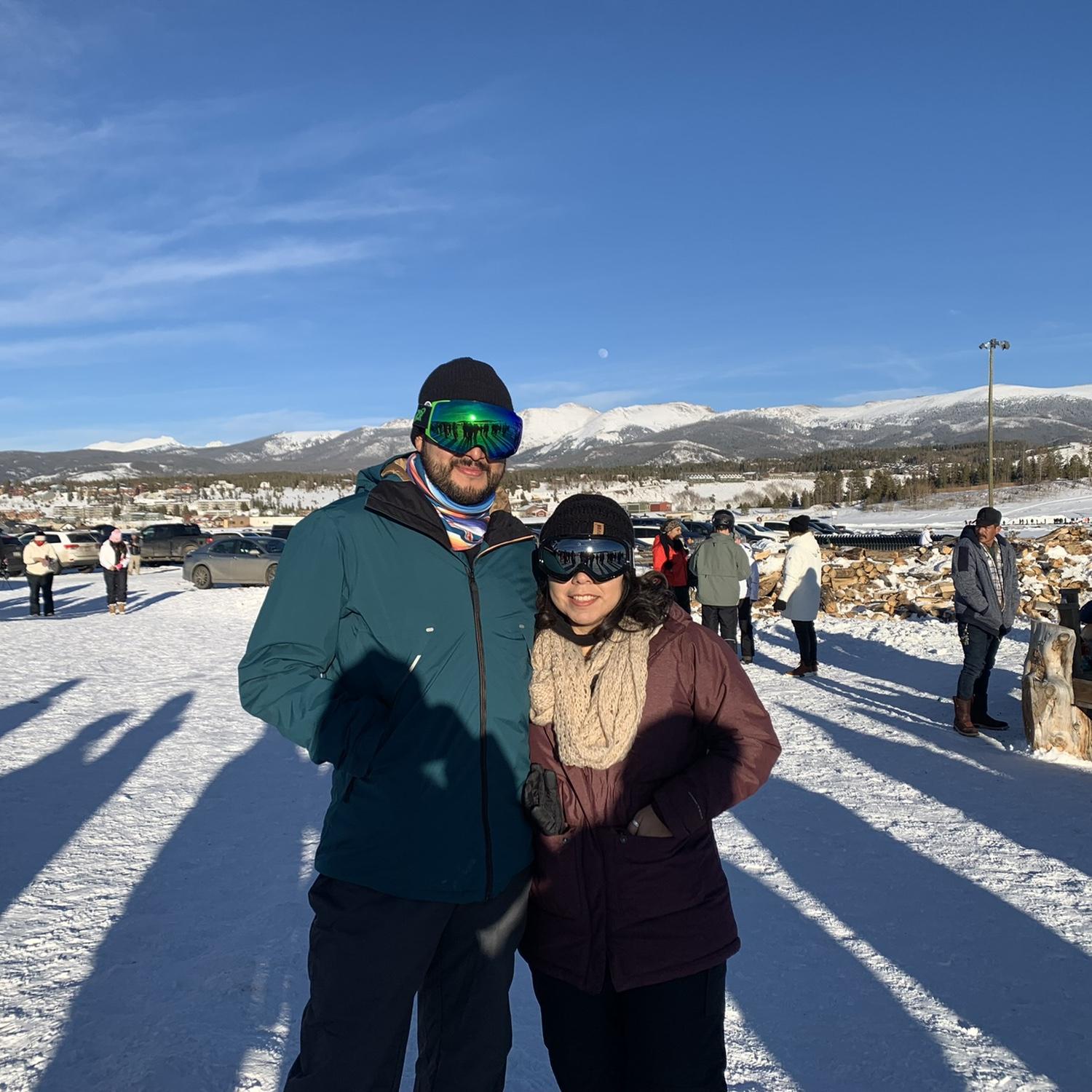 Snow tubing in Colorado was so much fun