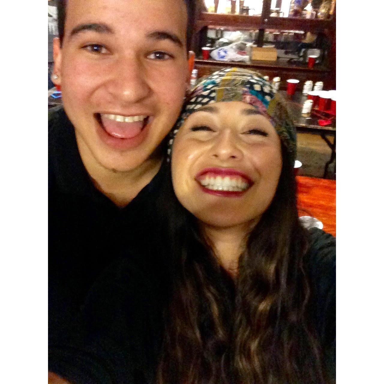juan and amanda in college