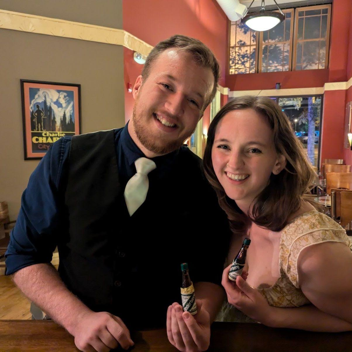 Our second official date – we had already seen each other every day for the past two weeks!