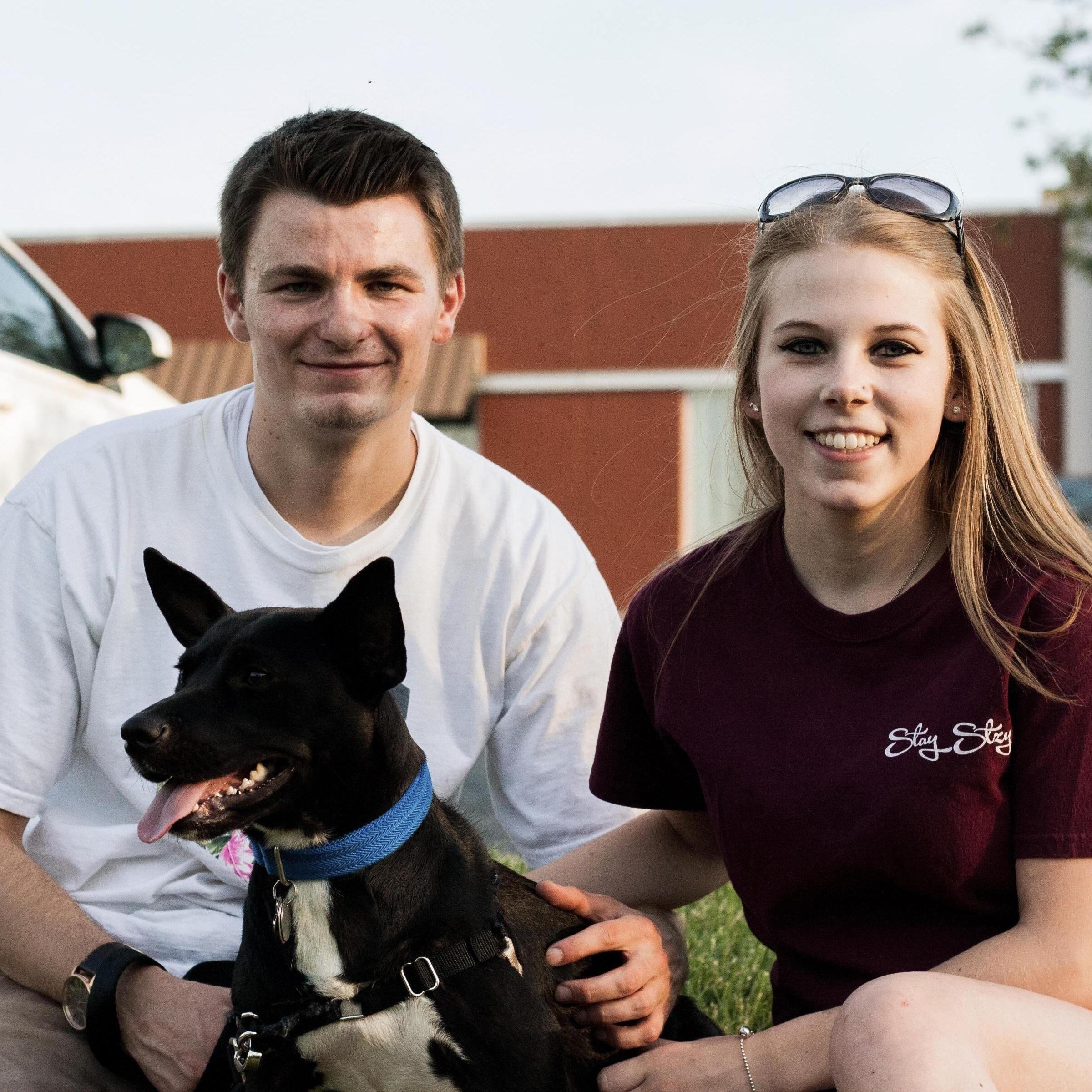 June 18 2016 - Our first family photo after adopting Molls!