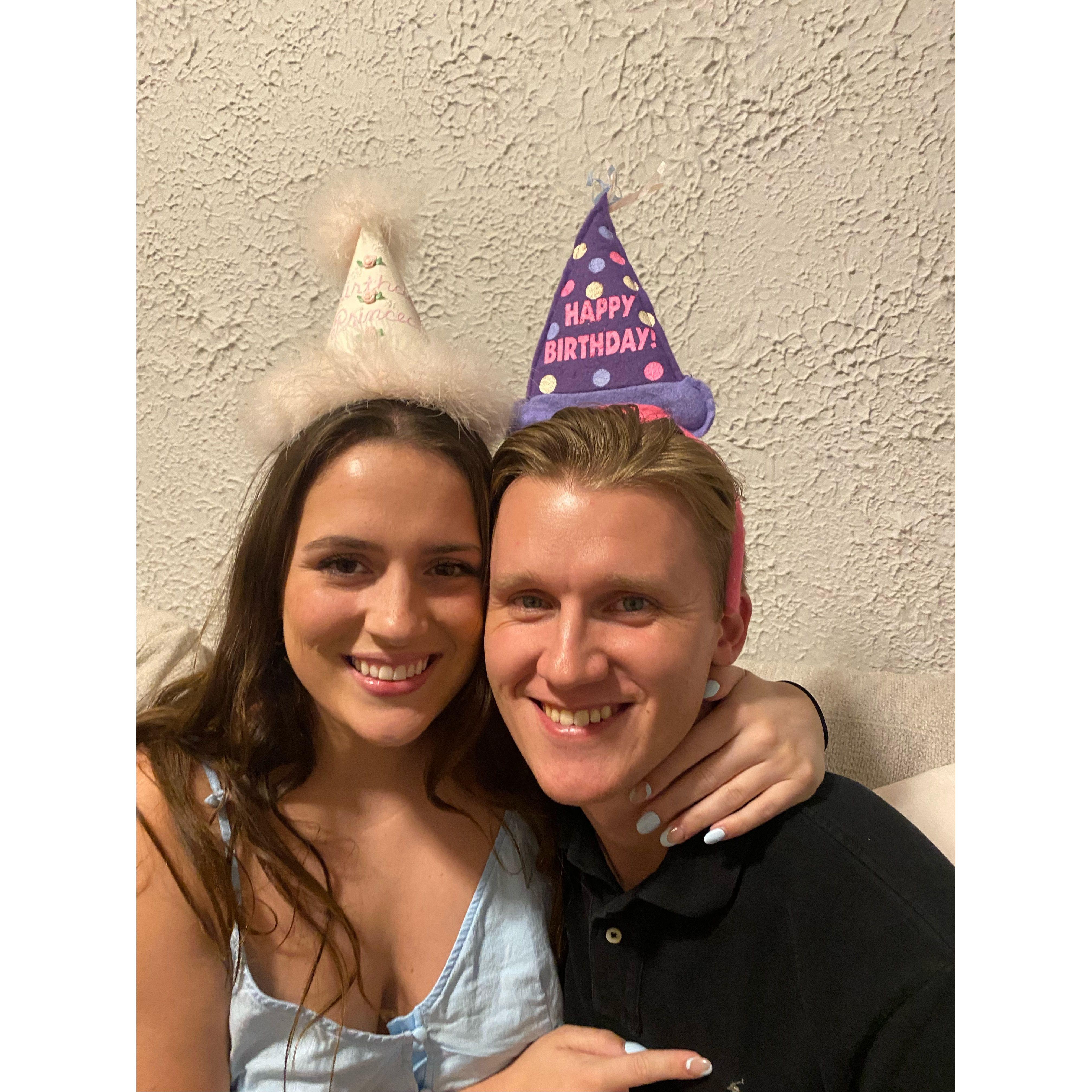 August 19th and 20th are each of our birthdays which is always so crazy to us!