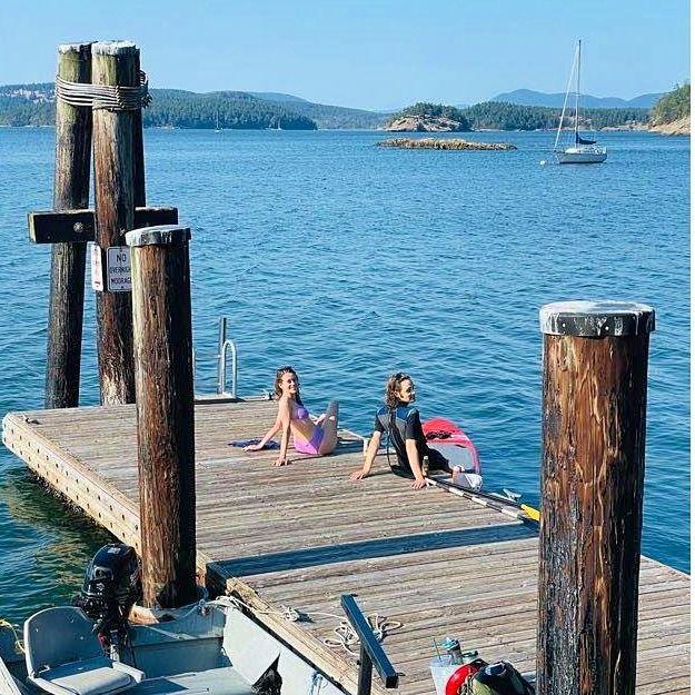 Las islas San Juan, estado de Washington.
//
Kicking back in the San Juan Islands, Washington State.