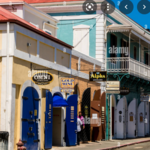Duty free shopping downtown St. Thomas