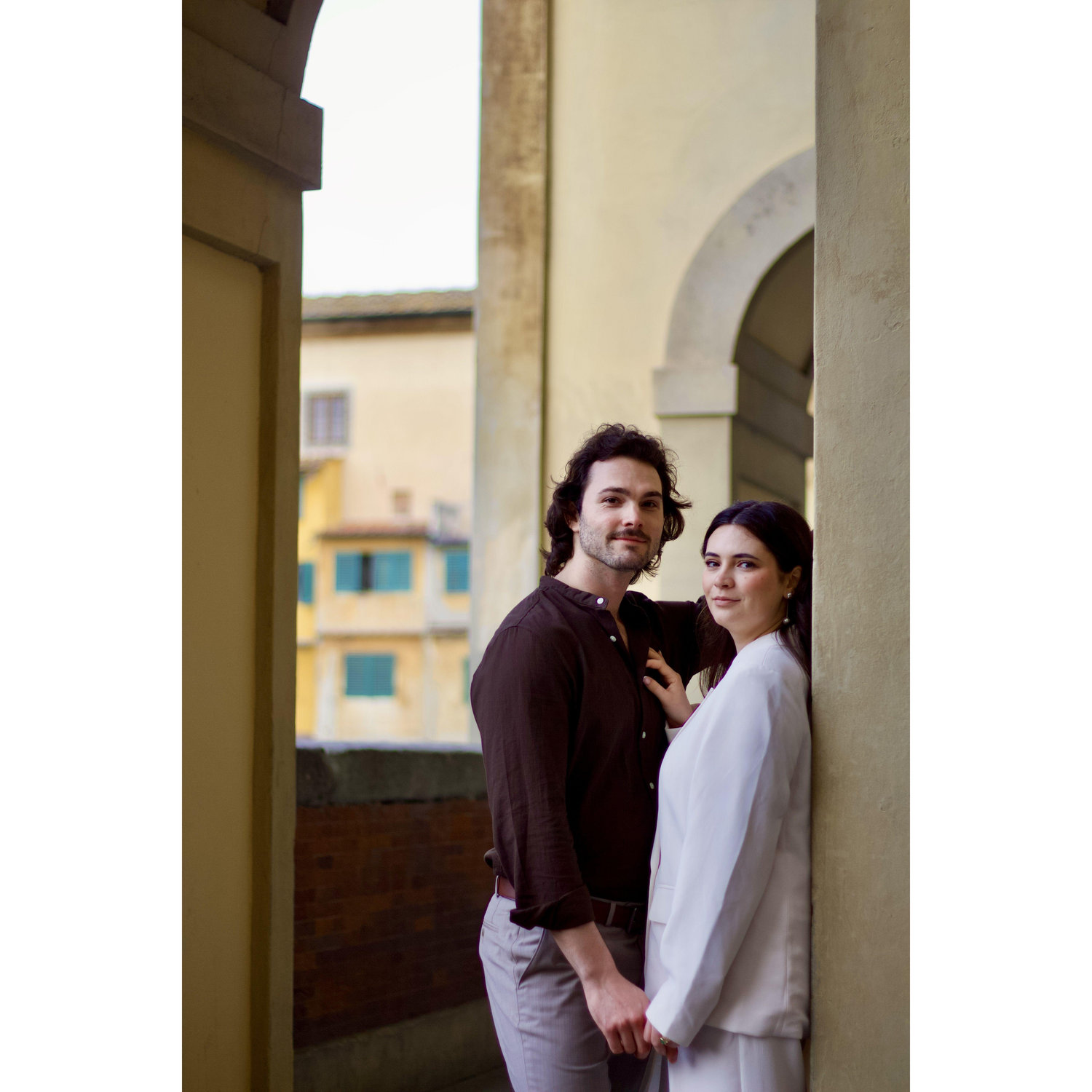 Engagement photoshoot in Florence Italy