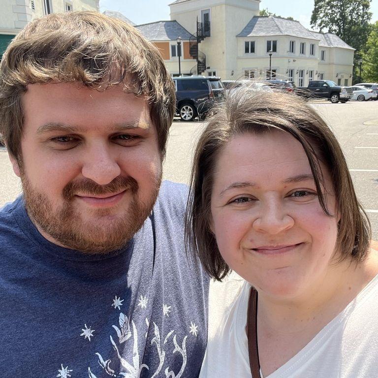 Our first photo taken together, taken a couple of days before I left North Carolina in 2023!