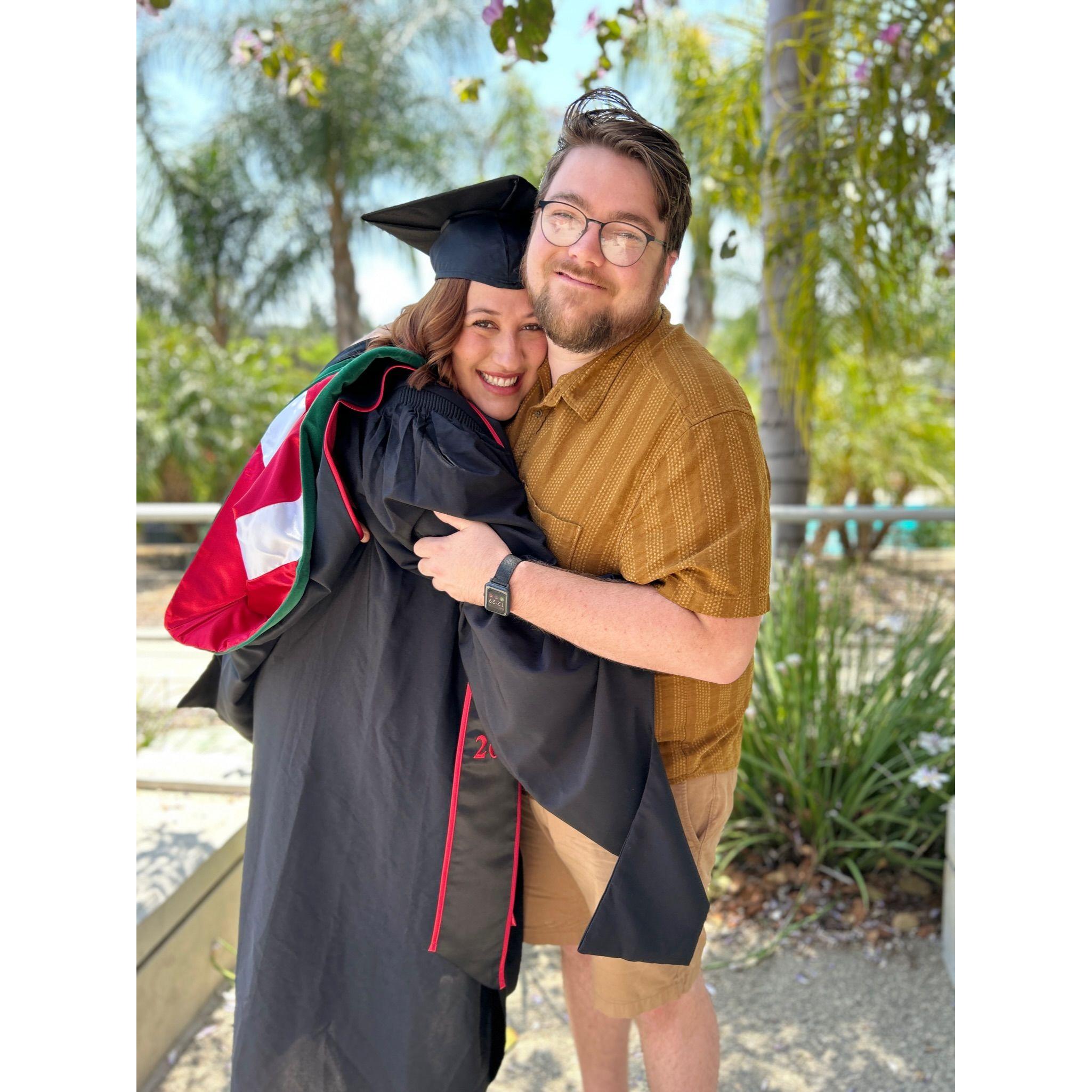 Kristin graduates with her masters!!!