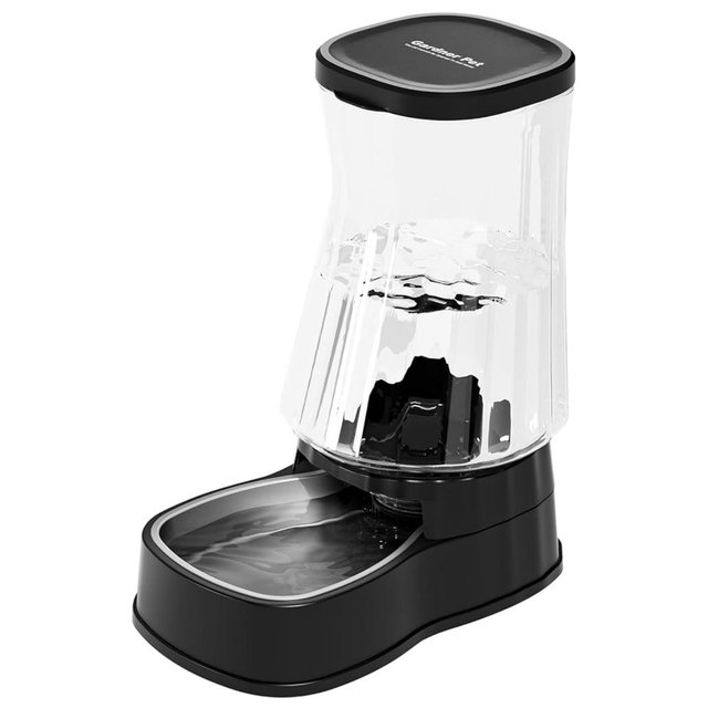 Automatic Gravity Water Dispenser for Dogs (Black)
