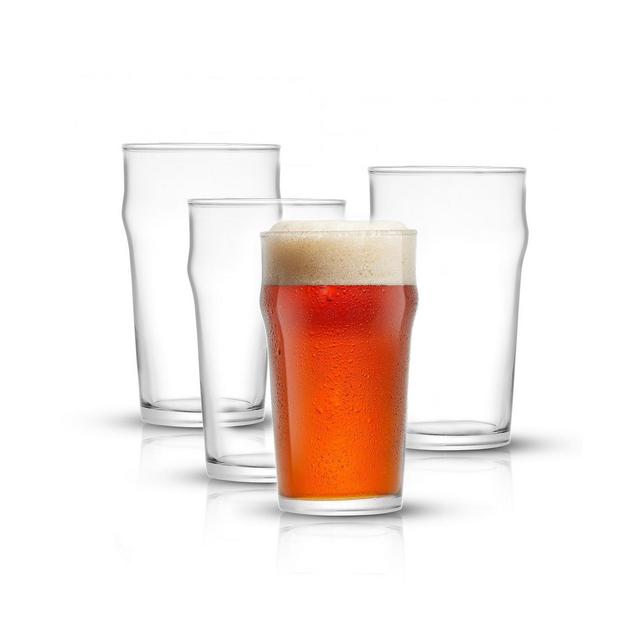 JoyJolt Grant Beer Glasses, Set of 4