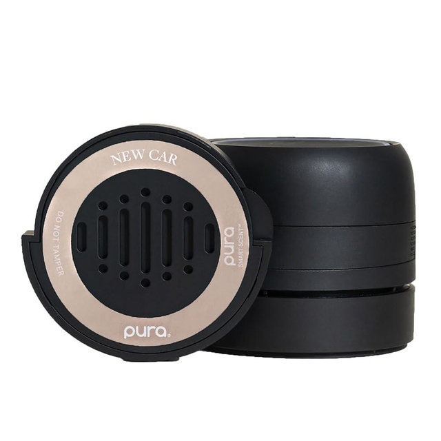 Pura Car Pro - Smart Fragrance Diffusion - Rechargeable & Cordless Fragrance Diffusion - Portable Smart Car Diffuser with USB-C Cable - Automatic Start & Stop Accelerometer Detects Motion