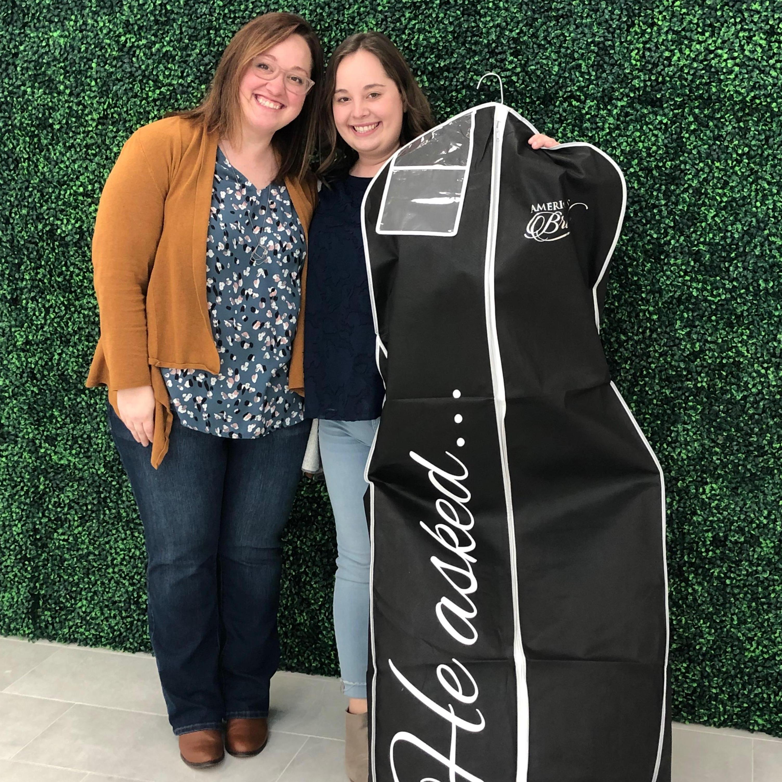 The day Merice bought her dress!