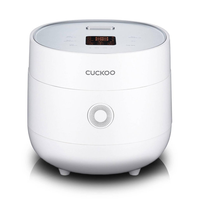 Cuckoo 3-Cup Micom Rice Cooker and Warmer White: 9 Settings, Automatic Keep Warm, Timer, Dishwasher-Safe Parts