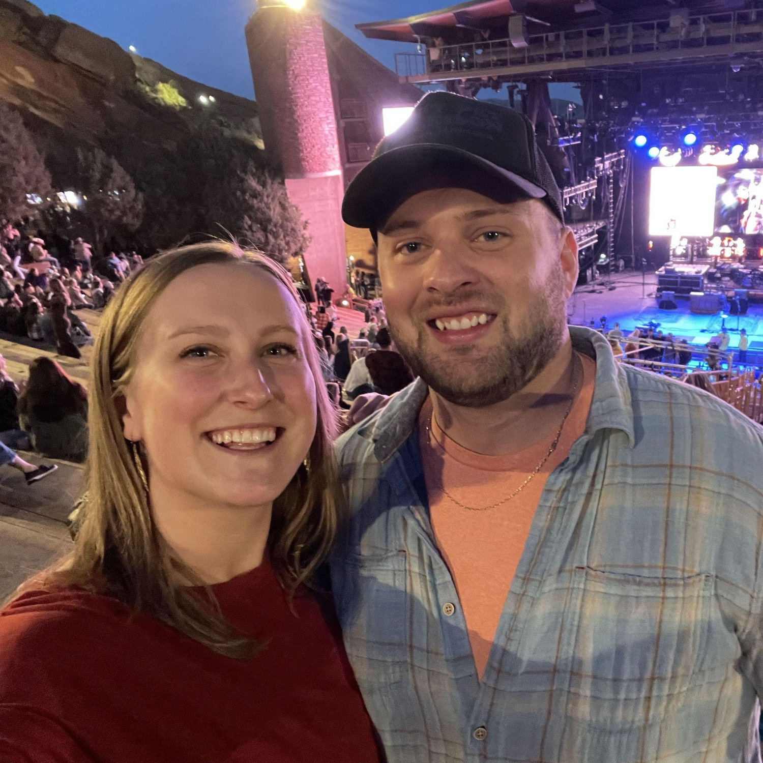 Listening to music is one of our favorite things to do together (paired with some board games!). When we lived in Colorado, we loved going to Red Rocks concerts together.