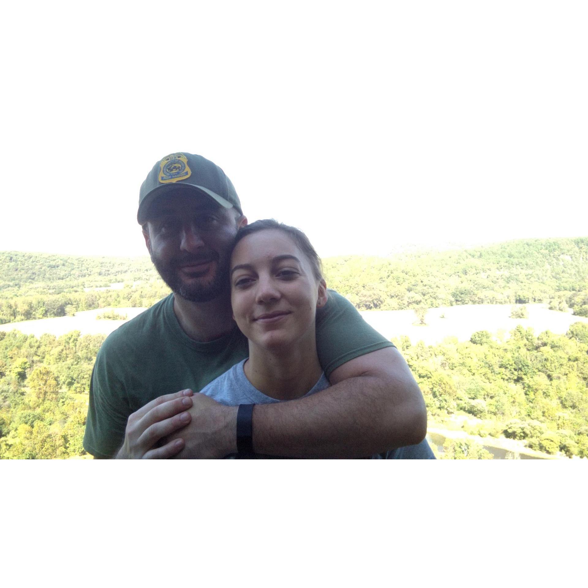Our first backpacking trip.