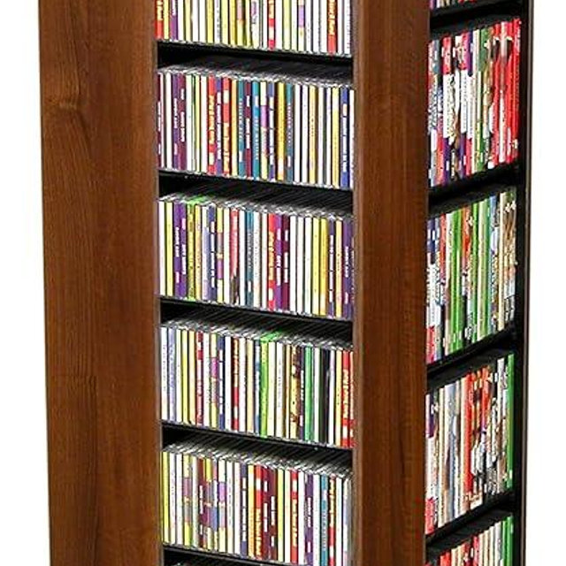 Venture Horizon Revolving Media Tower 1000 - Walnut
