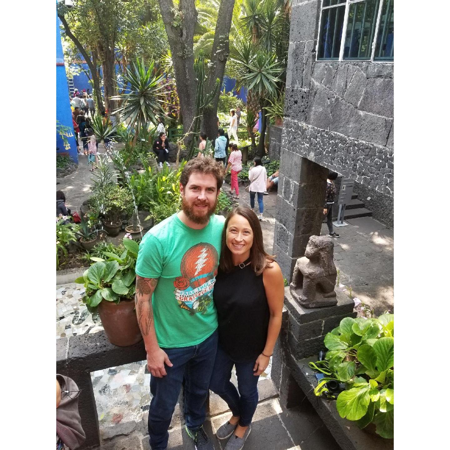 Frida Kahlo's house in Mexico City!