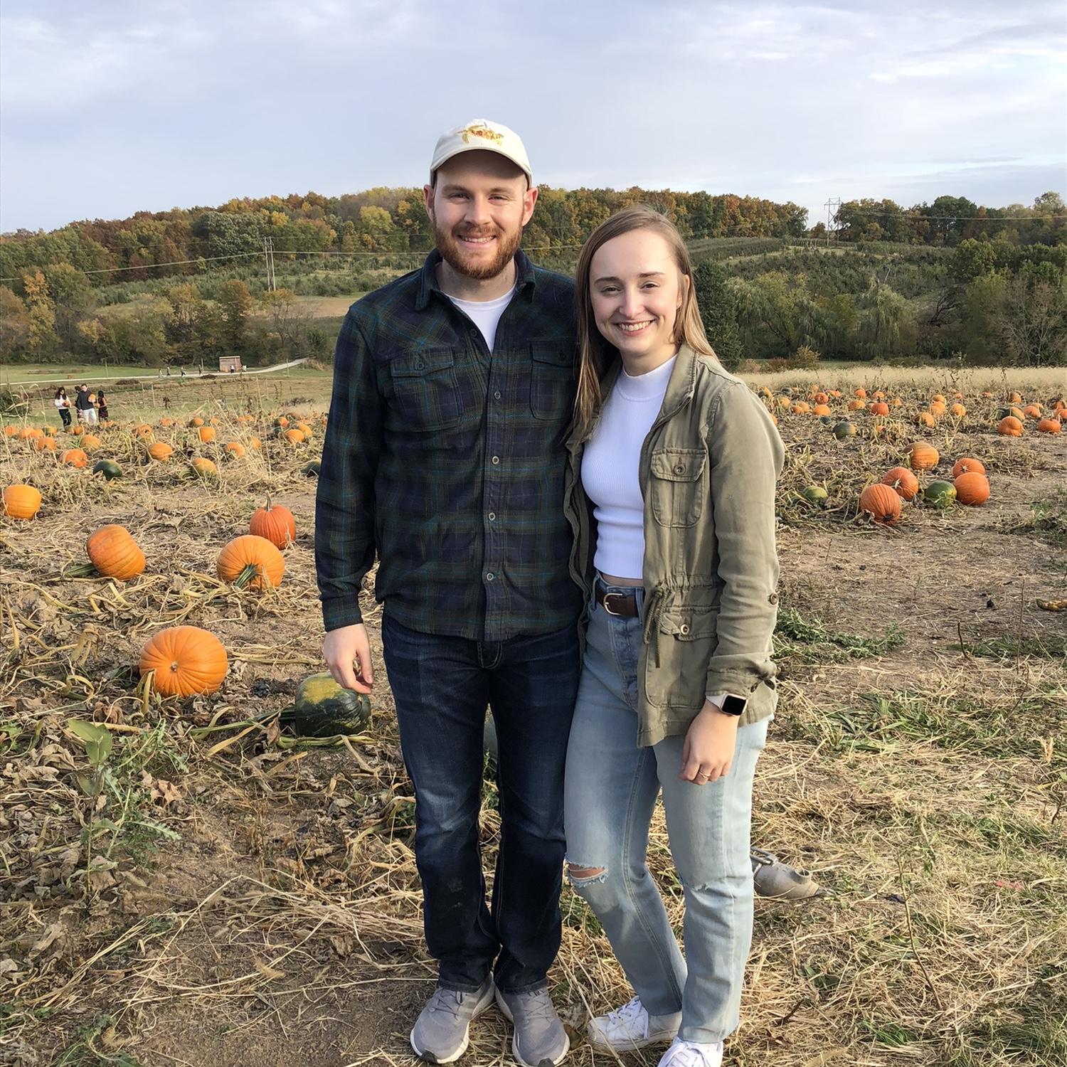 Pumpkin patch in Iowa