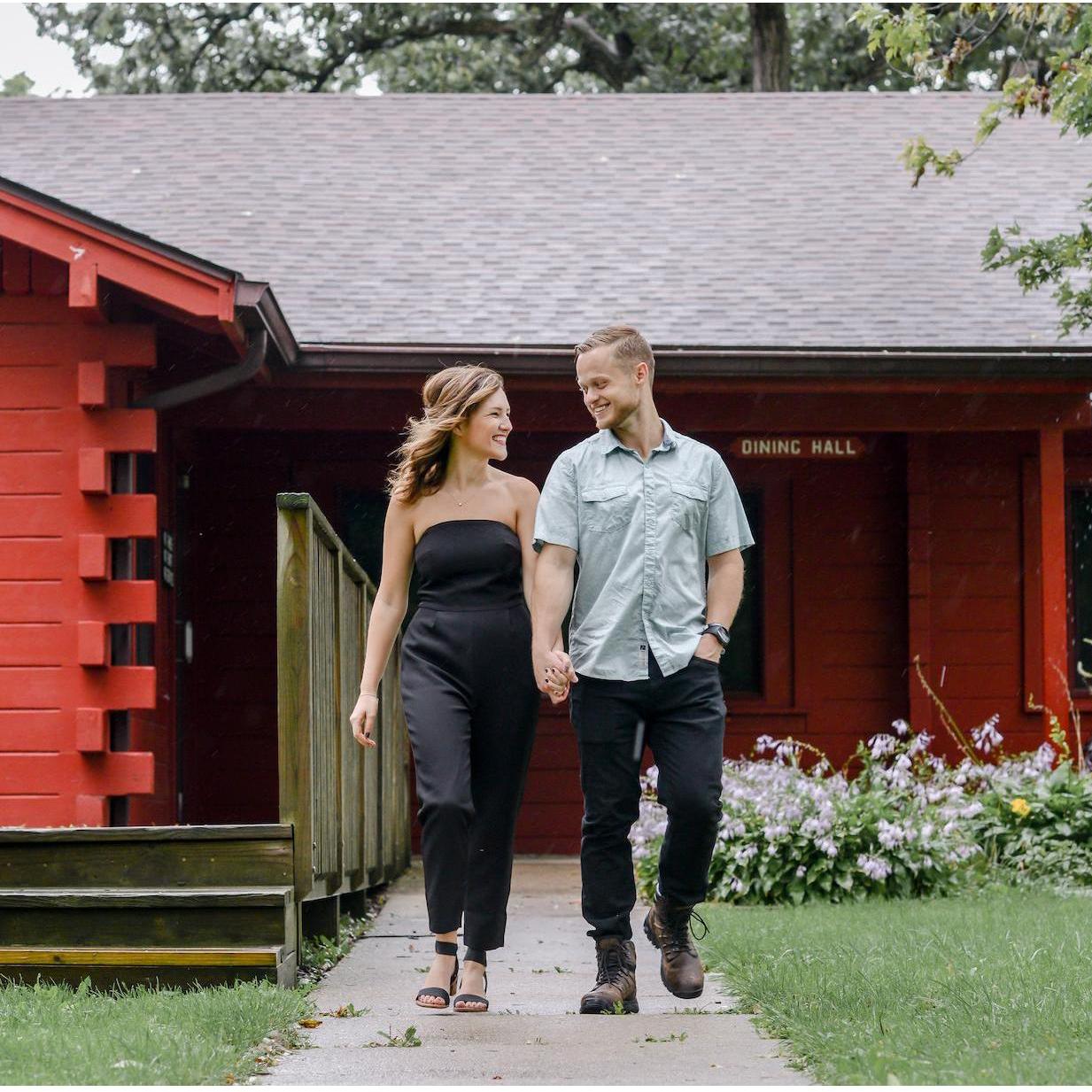 The exact spot where we first met at Camp Manitoqua!