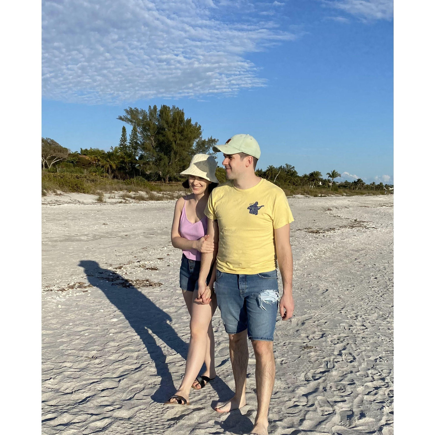 Trev's first time in Sanibel. 🐚