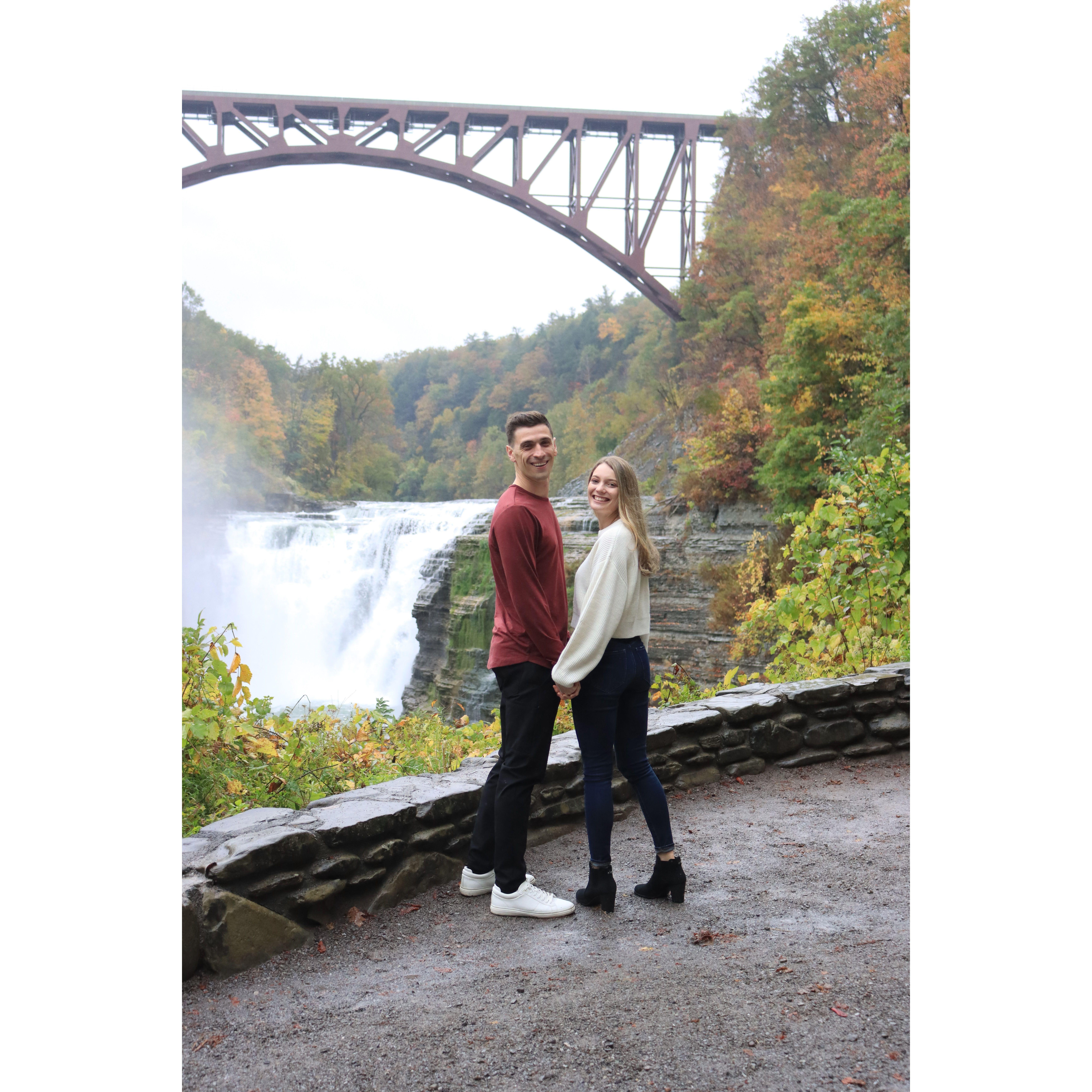 Engagement Picutres at Letchworth State Park