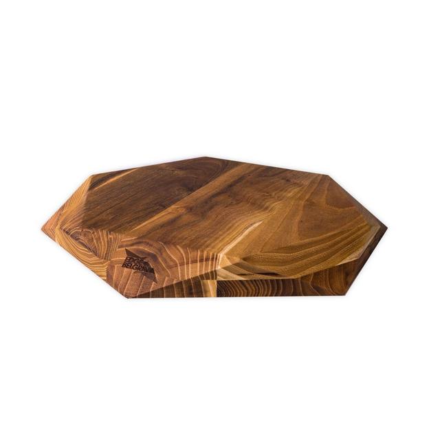 Edge Of Belgravia® Teak Star Hexagonal Large Wood Cutting Board