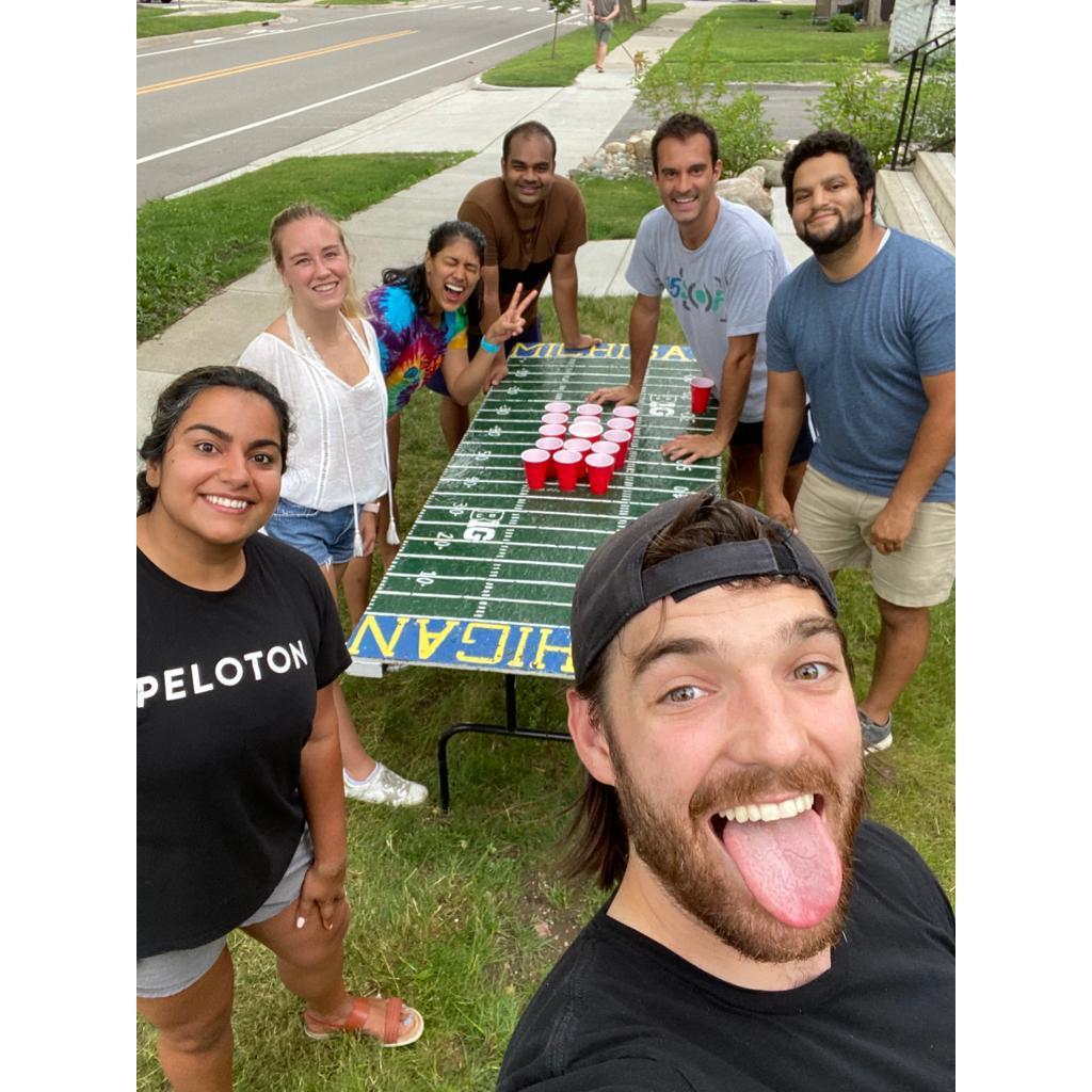 A little summer Pre-gaming out in Ann Arbor