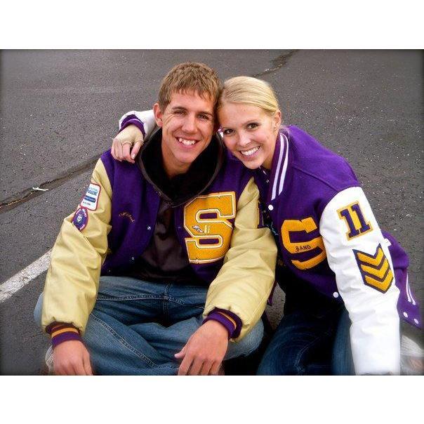 After a band competition.  Fall 2010