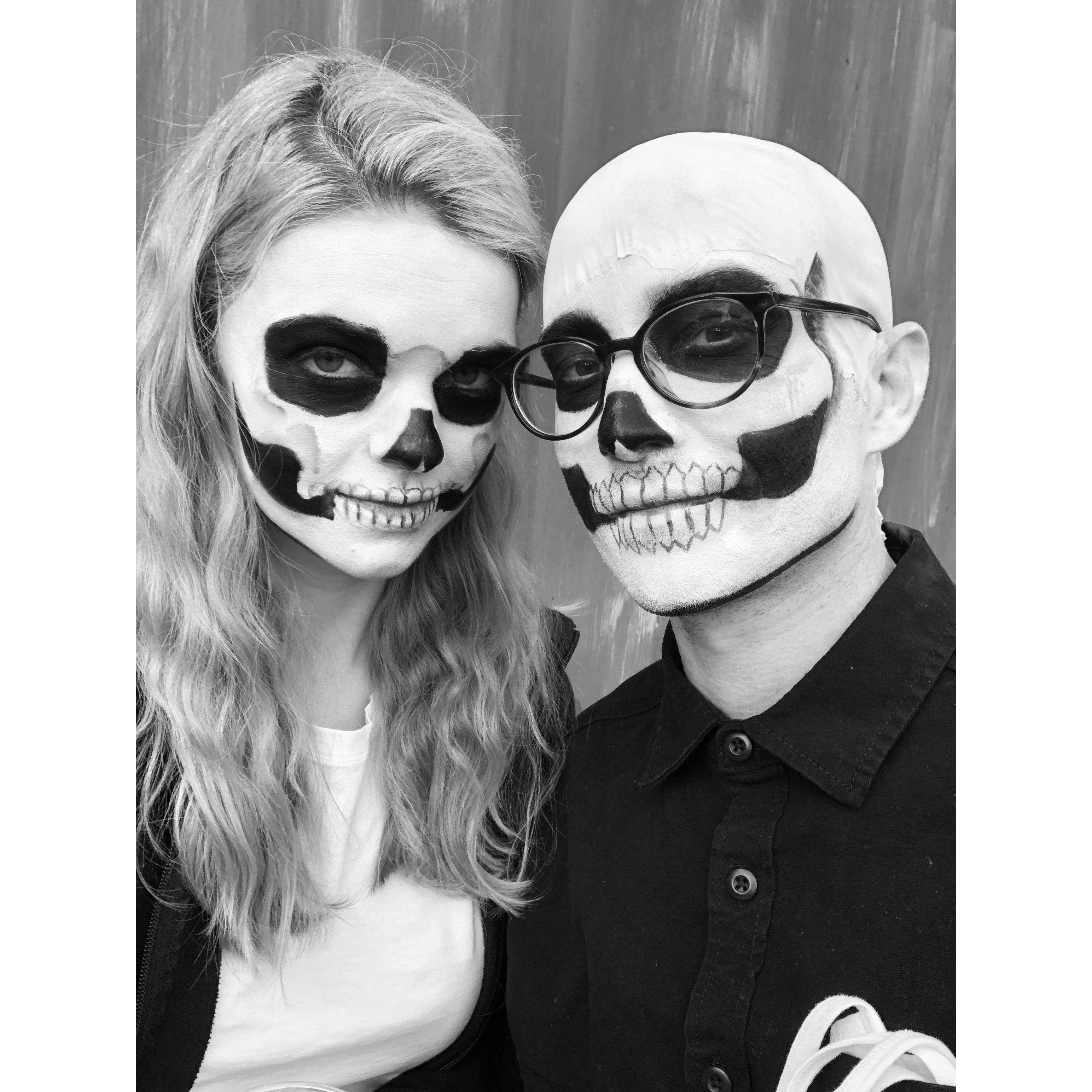 The most appropriate halloween costume for a radiology couple