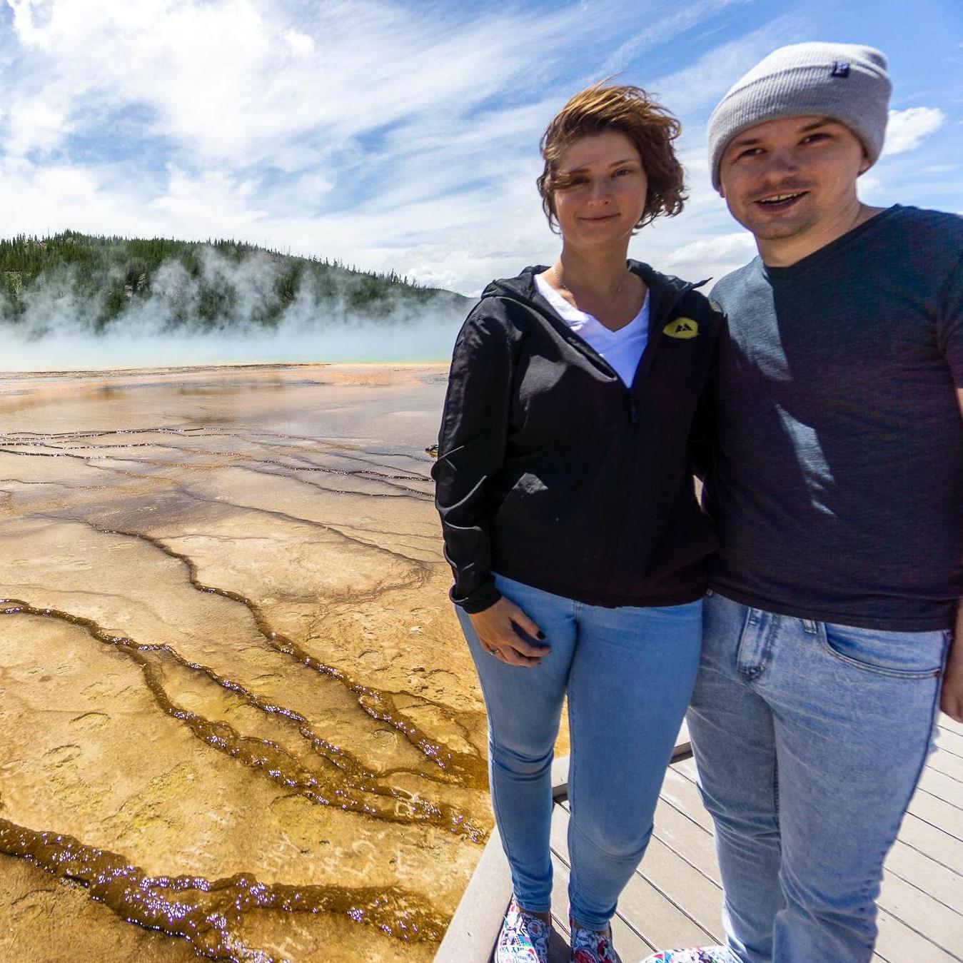 Grand Prismatic Spring in Yellowstone National Park in Wyoming.
06/15/2020