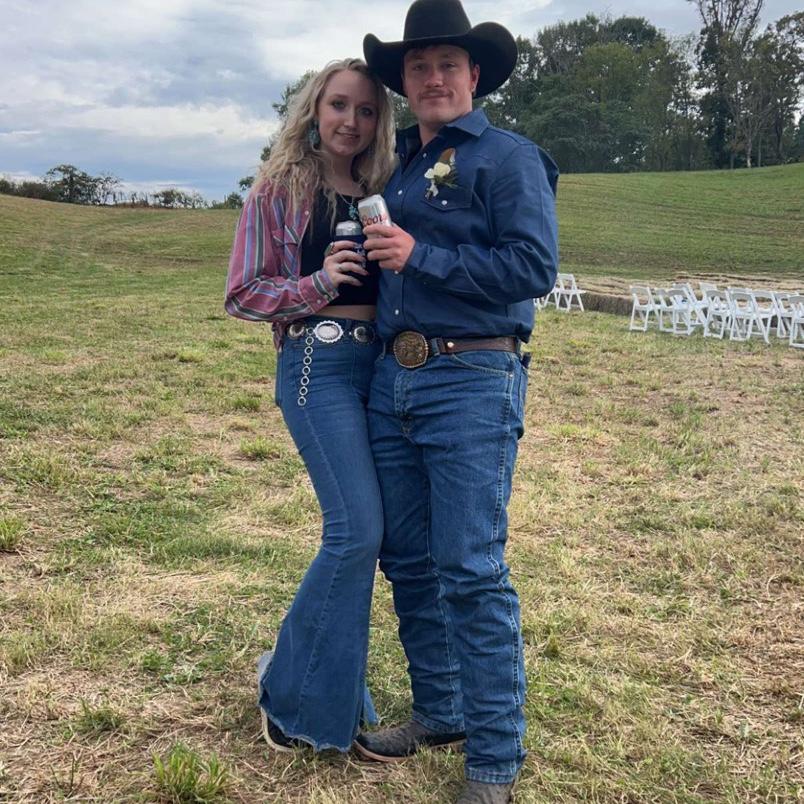 At our friends wedding.