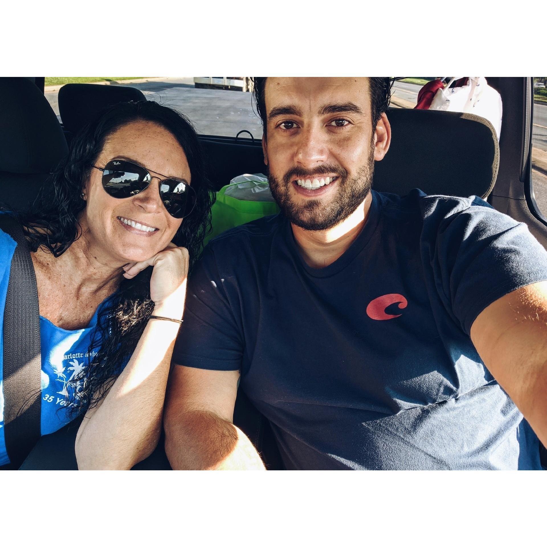 Our 1st road trip.. BEACH BOUND!