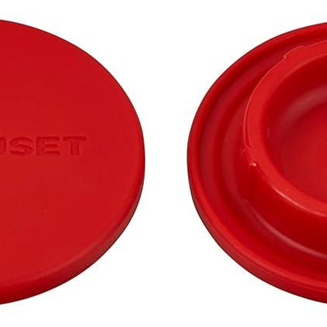 Le Creuset Silicone Mill Caps, 2 1/2", Cerise