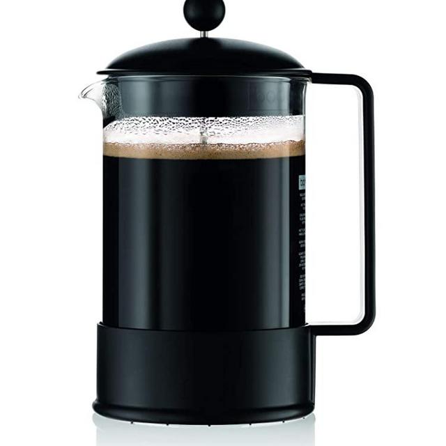 Bodum Brazil French Press Coffee Maker, 51 Ounce, 1.5 Liter, Black