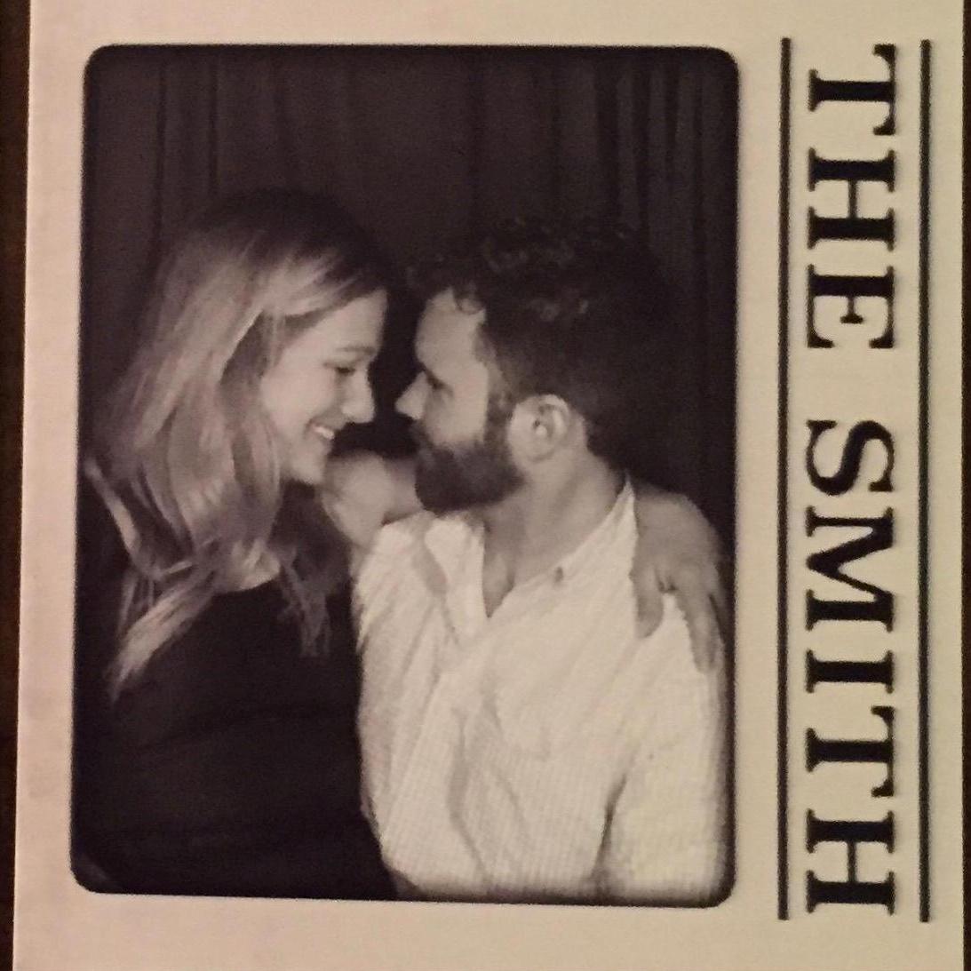 In the photo booth on our second date