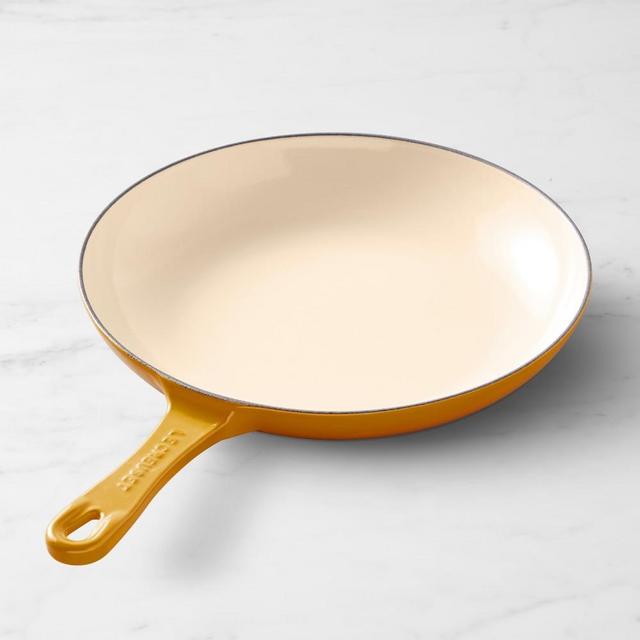 Le Creuset Enameled Cast Iron Shallow Fry Pan, 11", Nectar