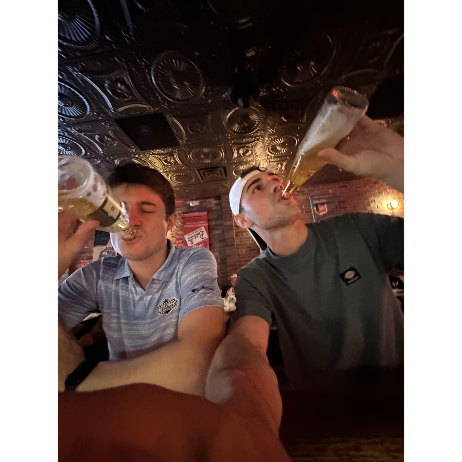 Forever drinking partners!