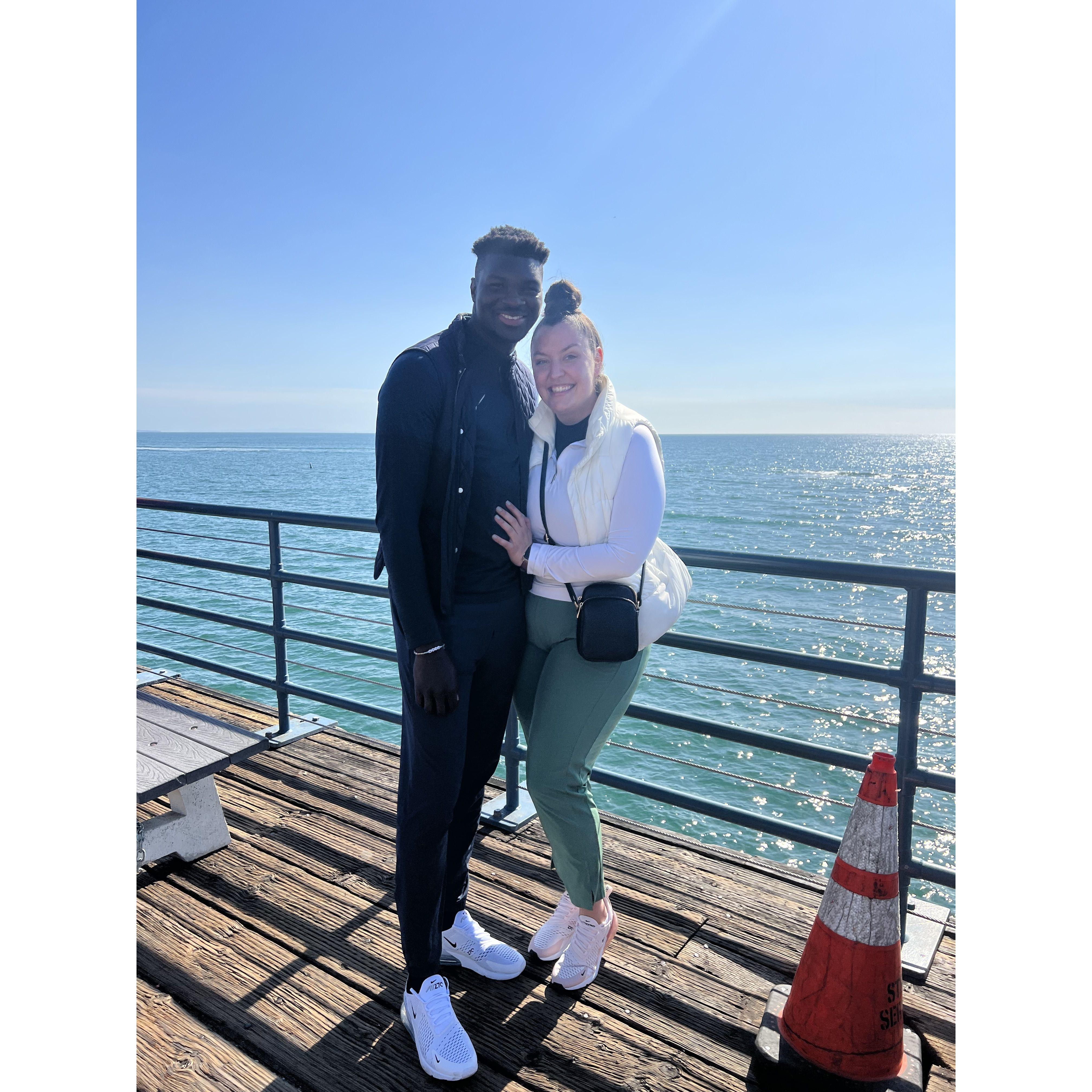 Santa Monica Pier in LA.