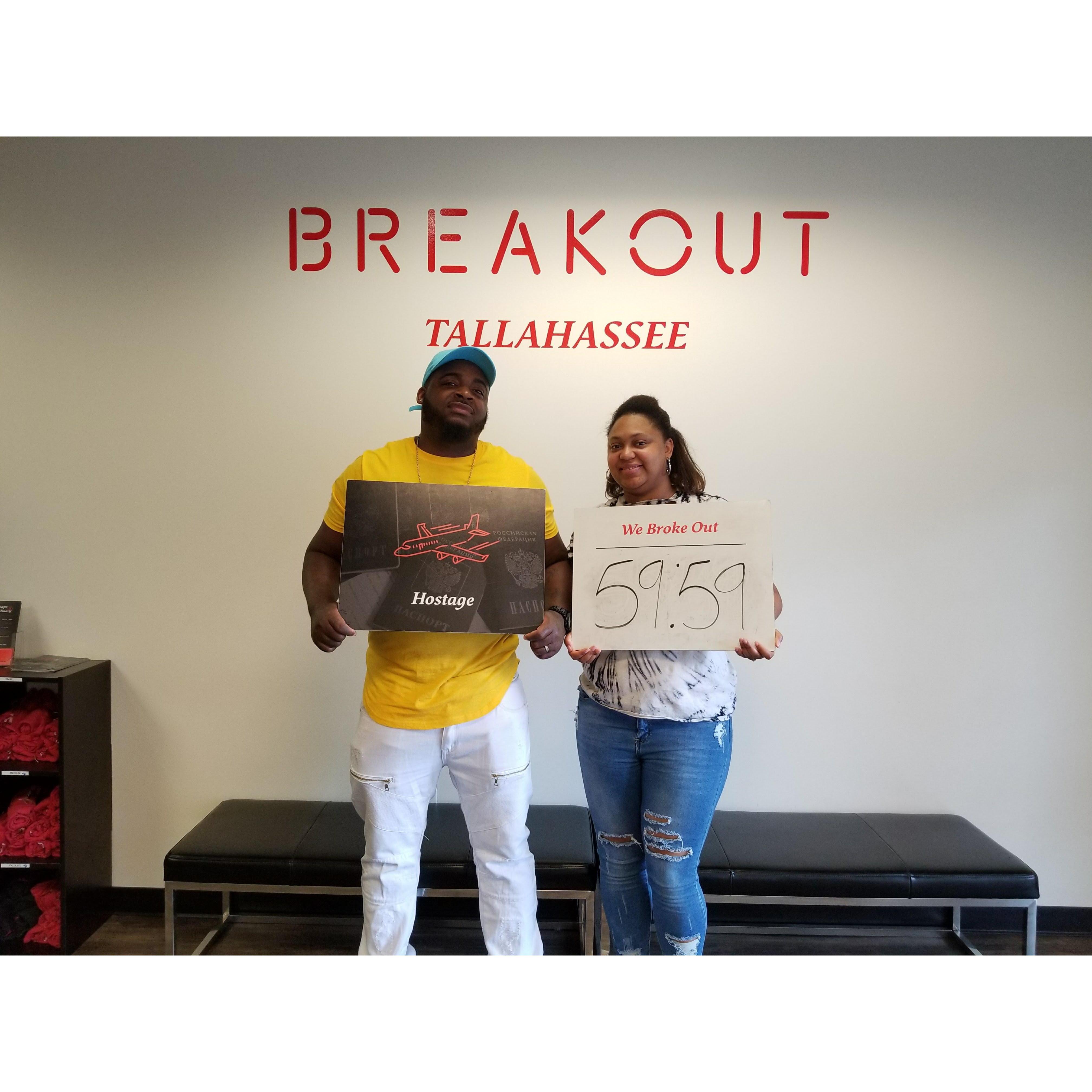 We've broken out of escape rooms