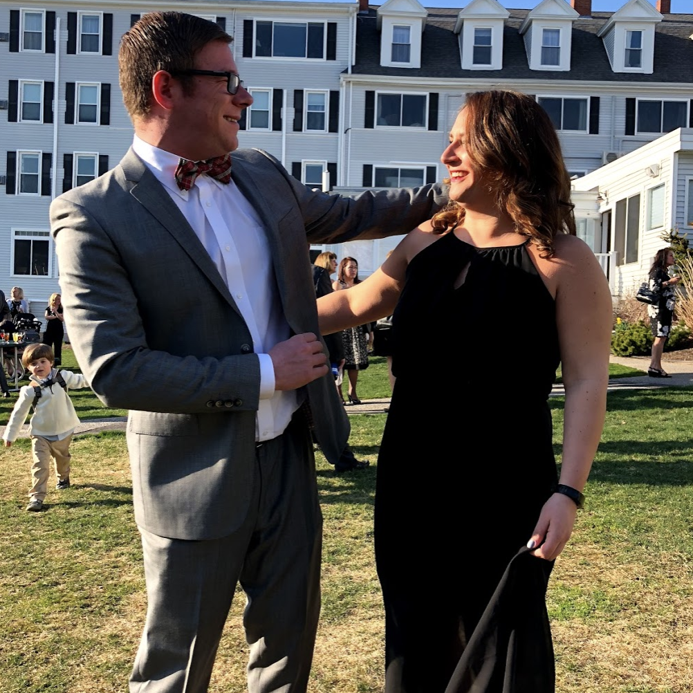 Attending our first wedding together (hey Kelsey and Pat!) and our first trip to Maine together 3.2018