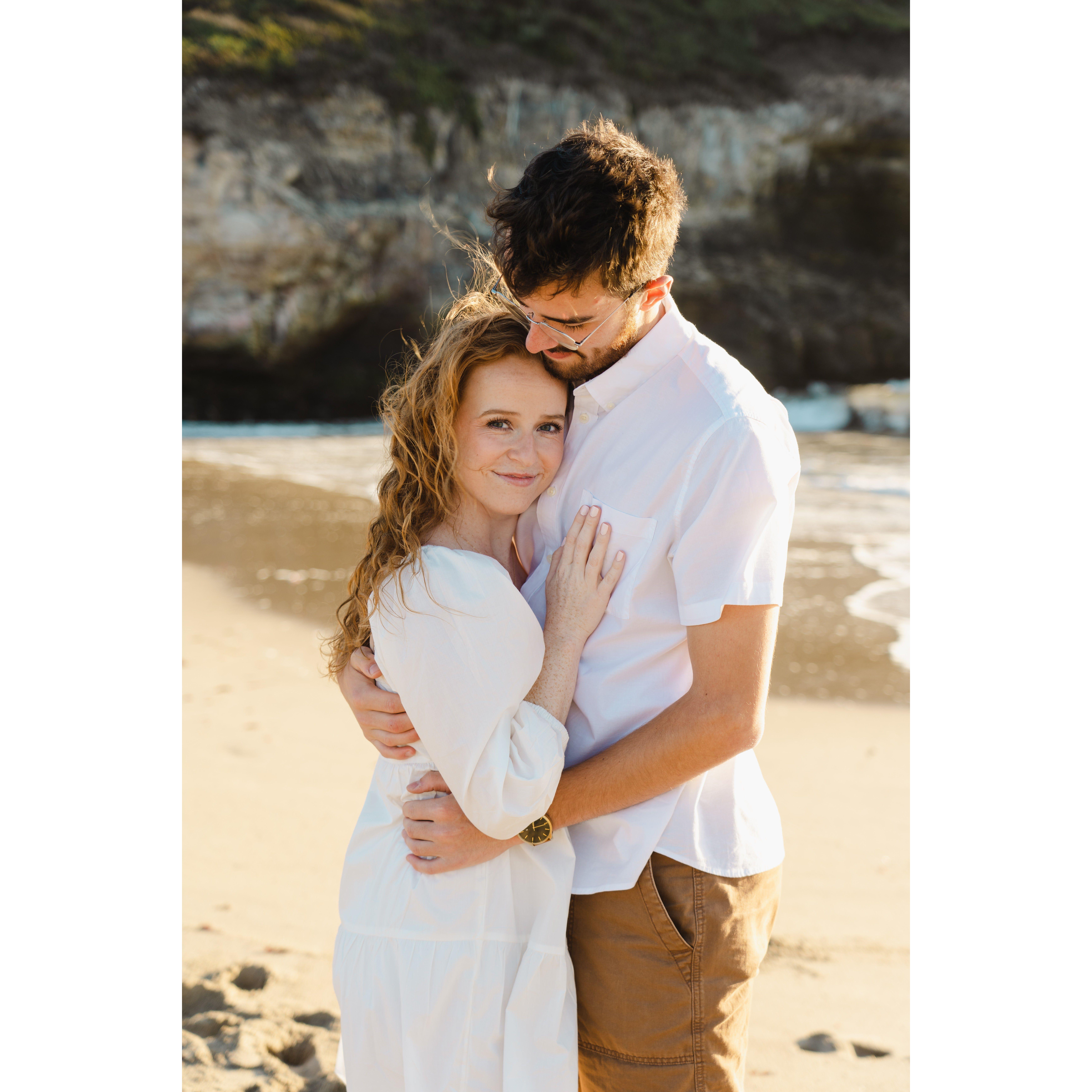 Our engagement photos- Sept. 3, 2022- Taken by Nick Hesler- Davenport, CA