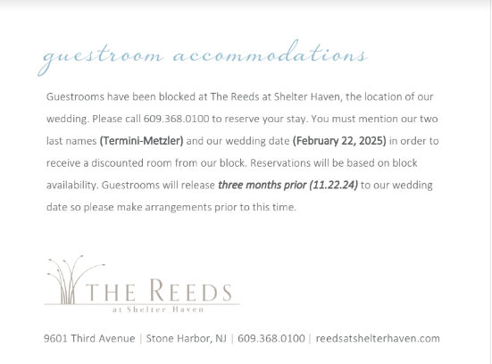 The Wedding Website of Cara Termini and Matt Metzler